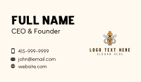 Bee Honeycomb Apiary Business Card