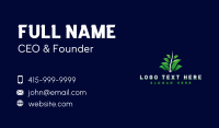 Natural Hair Leaf Treatment Business Card