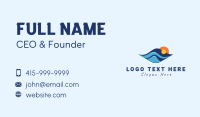 Beach Summer Waves Business Card