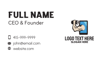 Free Weight Business Card example 1