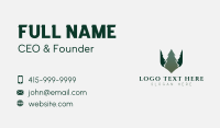 Nature Forest Tree  Business Card