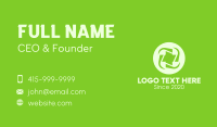 Green Medical Cross Business Card Design