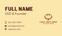 Bead Bracelet Jewelry Business Card Design