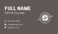 Gray Apparel Store Business Card