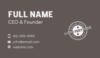 Gray Apparel Store Business Card Design