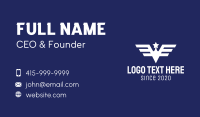 American Military Badge Business Card Design