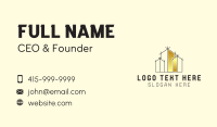 Gold Building Development Business Card