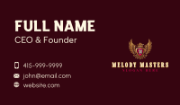 Luxury Wings Crown Business Card