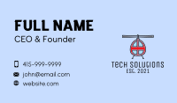 Rescue Red Helicopter  Business Card