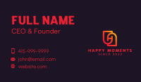 Modern Letter H Business Card Image Preview