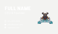 Viking Warrior Gaming Business Card