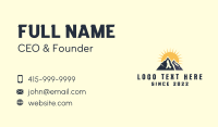 Alpinist Business Card example 2