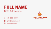 Spicy Hot Chicken Wings Business Card