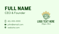 Flower Organic Drink Business Card Design