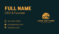 House Roof Maintenance Business Card