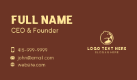 Cute Bear Mascot  Business Card Design