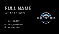 Pressure Washer Roofing Business Card