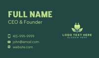 Sustainable Leaf Plug Business Card