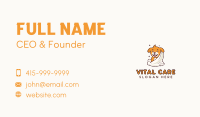 Towel Puppy Dog Grooming Business Card Image Preview