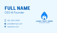 House Cleaning Droplet Business Card