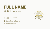 Auction Business Card example 4
