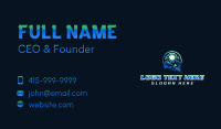 Astronaut Gaming Rifle Business Card Design