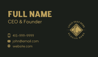 Generic Business Gold Letter  Business Card