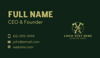 Golden Axe Lumberjack Business Card