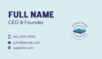 Skiing Business Card example 1