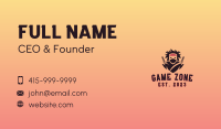 Gaming Ninja Warrior Assassin Business Card Image Preview