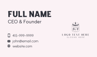 Scented Candle Spa Business Card