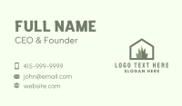 Grass Garden House Business Card Design