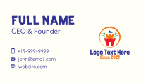 Colorful Sand Castle  Business Card