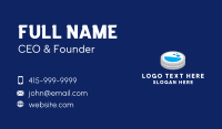 Laundry Cleaning Coin  Business Card