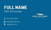 Generic Business Wordmark Business Card