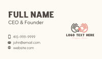 Loving Helping Hands Business Card Design