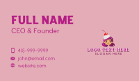 Cherry Sundae Girl Business Card Design