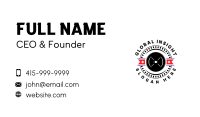 Barbell Fitness Gym Business Card