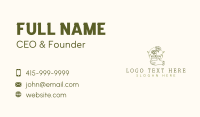 Flower Pot Gardening Business Card