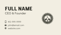 Wood Cutting Business Card example 3