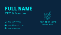 Neon Lights Business Card example 3