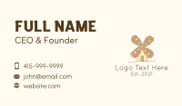 Bread Bakery Windmill Business Card