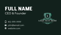 Luxurious Ornamental Shield Business Card