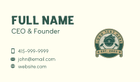 Woodcutting Lumber Badge Business Card