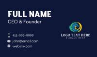 Beach Spiral Wave Business Card