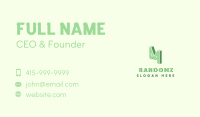 Isometric Letter M Business Card