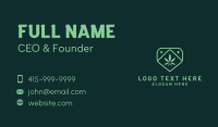 Medical Weed Emblem Business Card