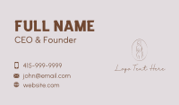 Female Body Emblem Business Card