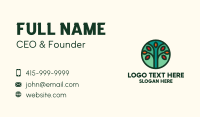 Autumn Tree Badge Business Card