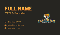 Tiger Sports Mascot Business Card Design